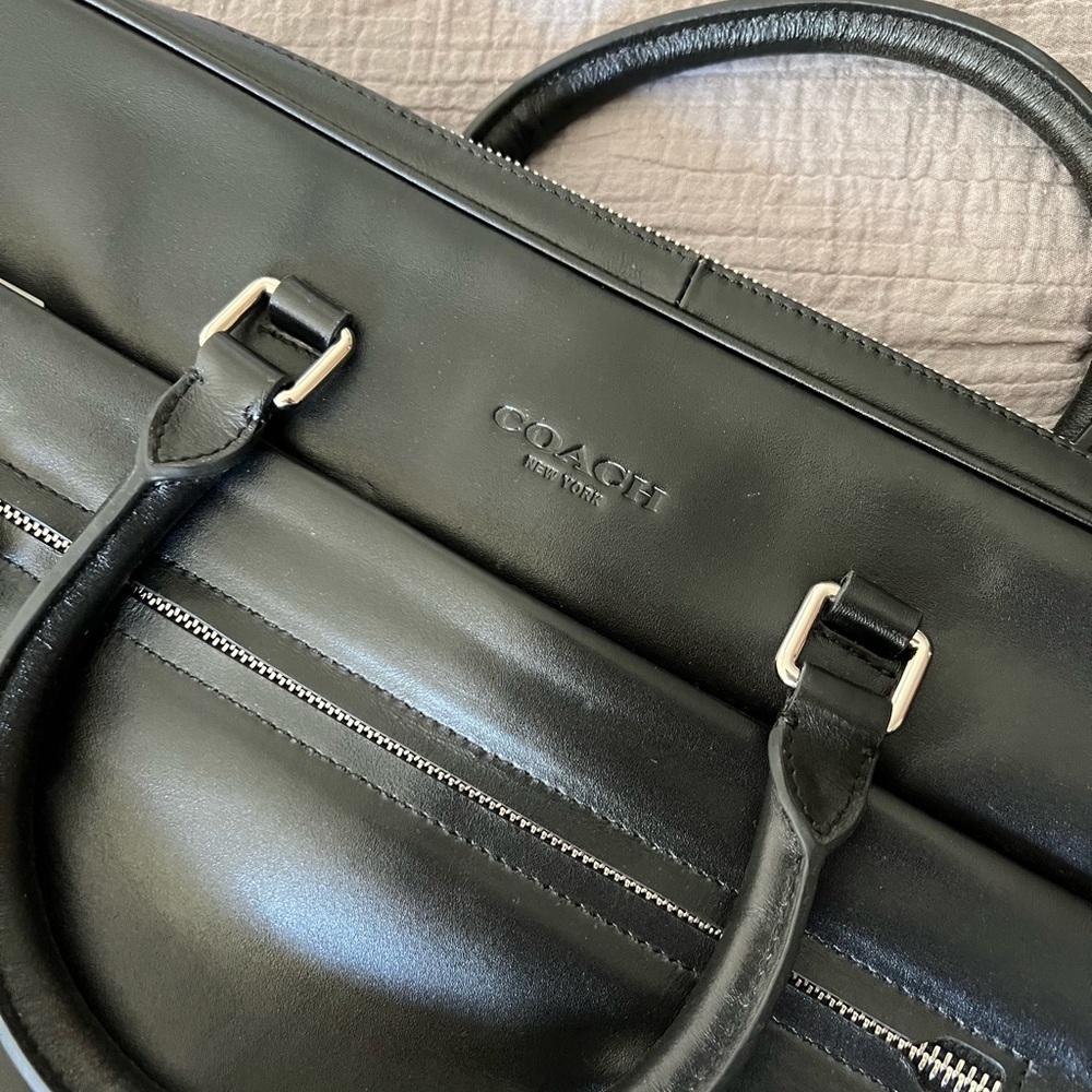 Coach Leather Briefcase